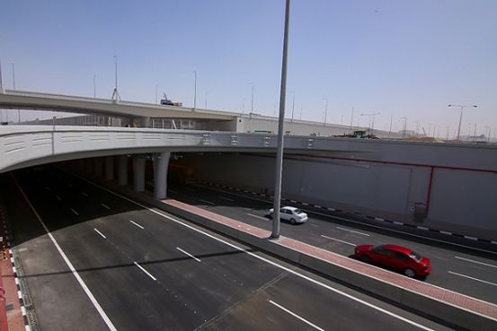 New underpass is open on East Industrial Street