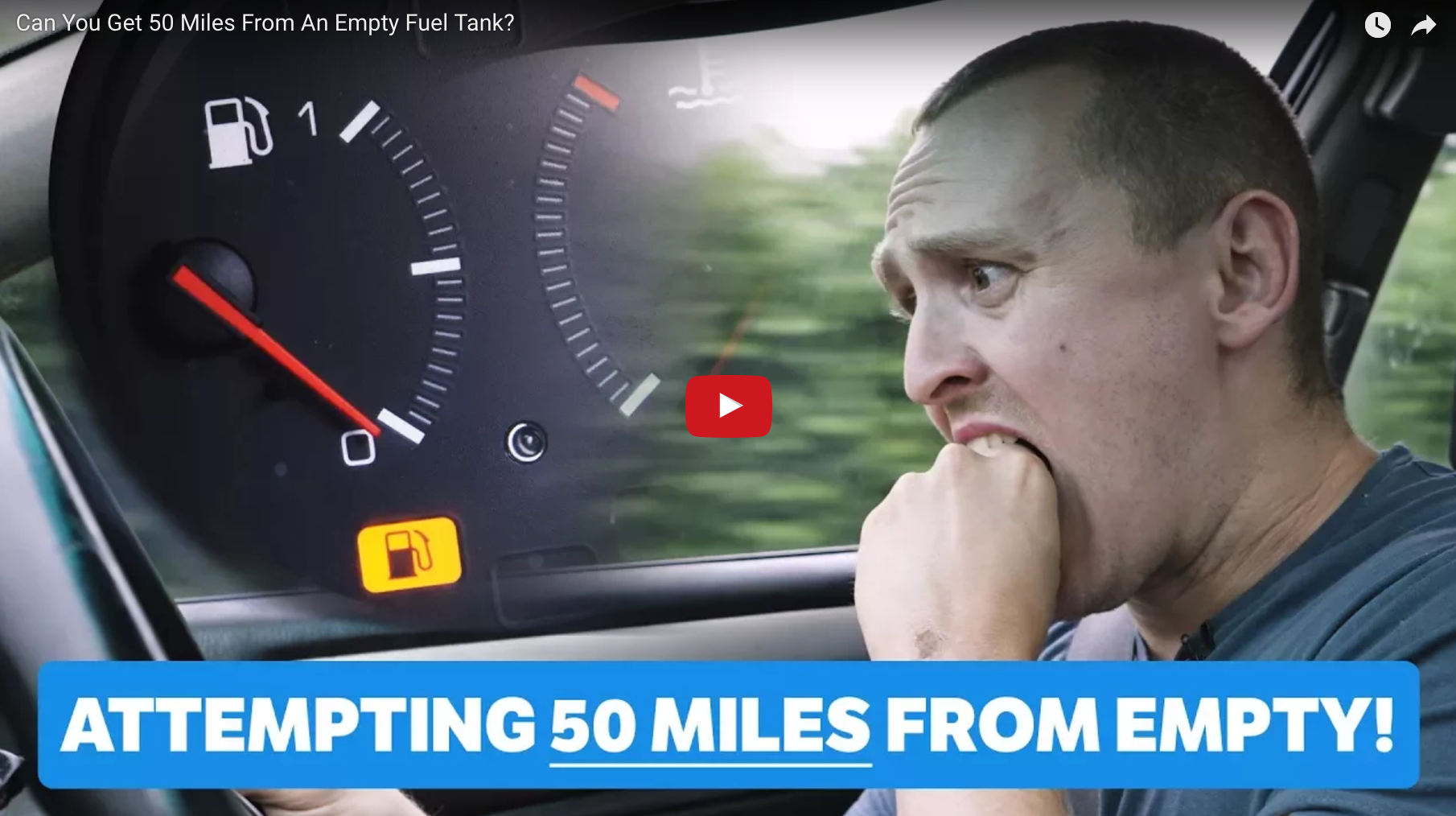 How far can you drive after the fuel warning goes off?