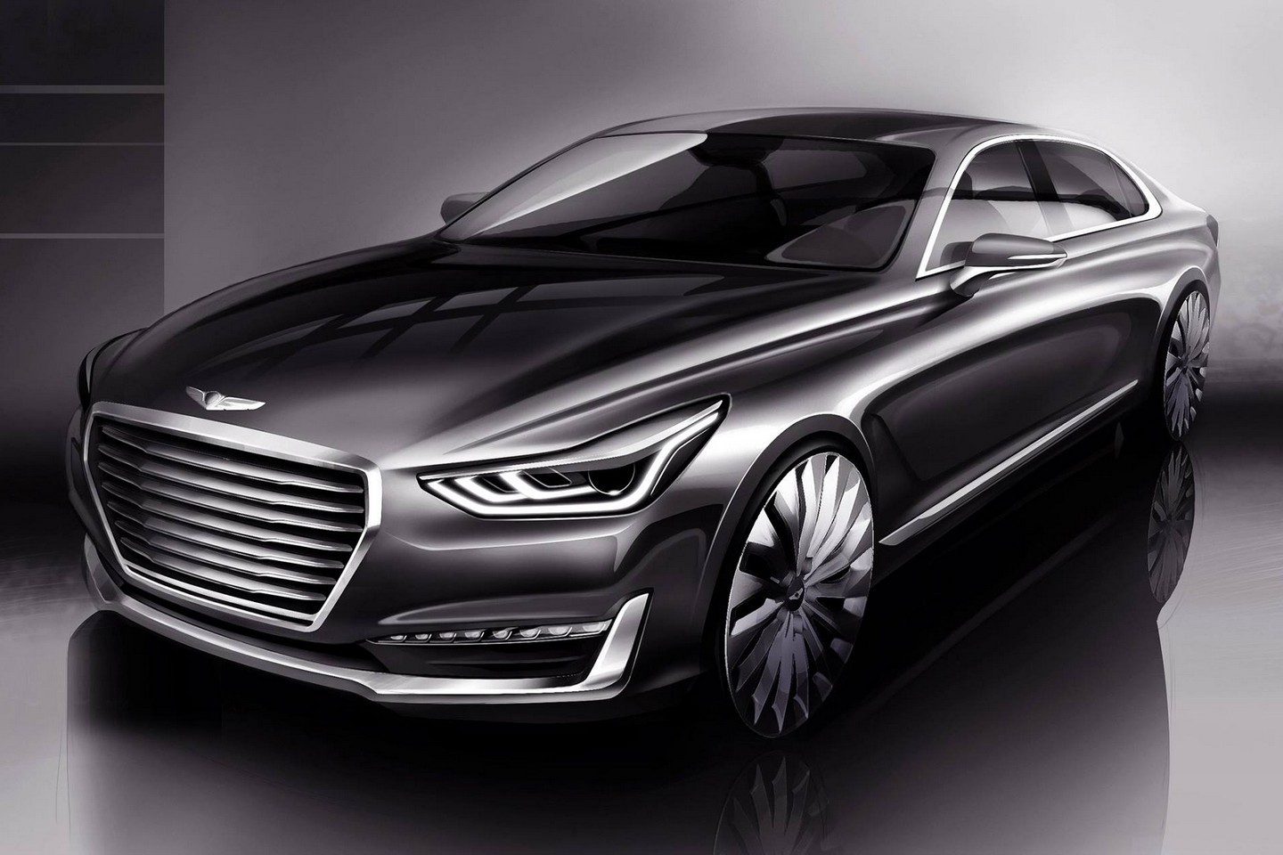 Genesis officially unveils the G90 with great updates