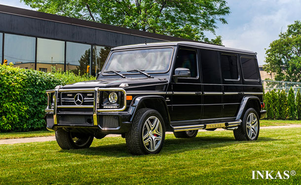 Watch: Mercedes-Benz G63 Bulletproof Limo