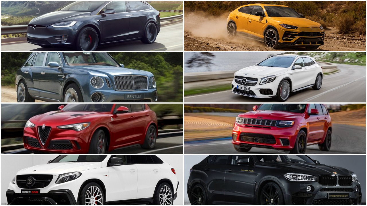 10 Fastest SUVs in 2017